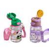 Water Bottle New Cute Children's Water Cup Kindergarten Summer School Cartoon Special Cup Portable Student Double Drink Straw Cup