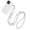 KKBEAD Heart and Cloud Crossbody Lanyard: Japanese and Korean Style Mobile Phone Chain Pendant Jewelry