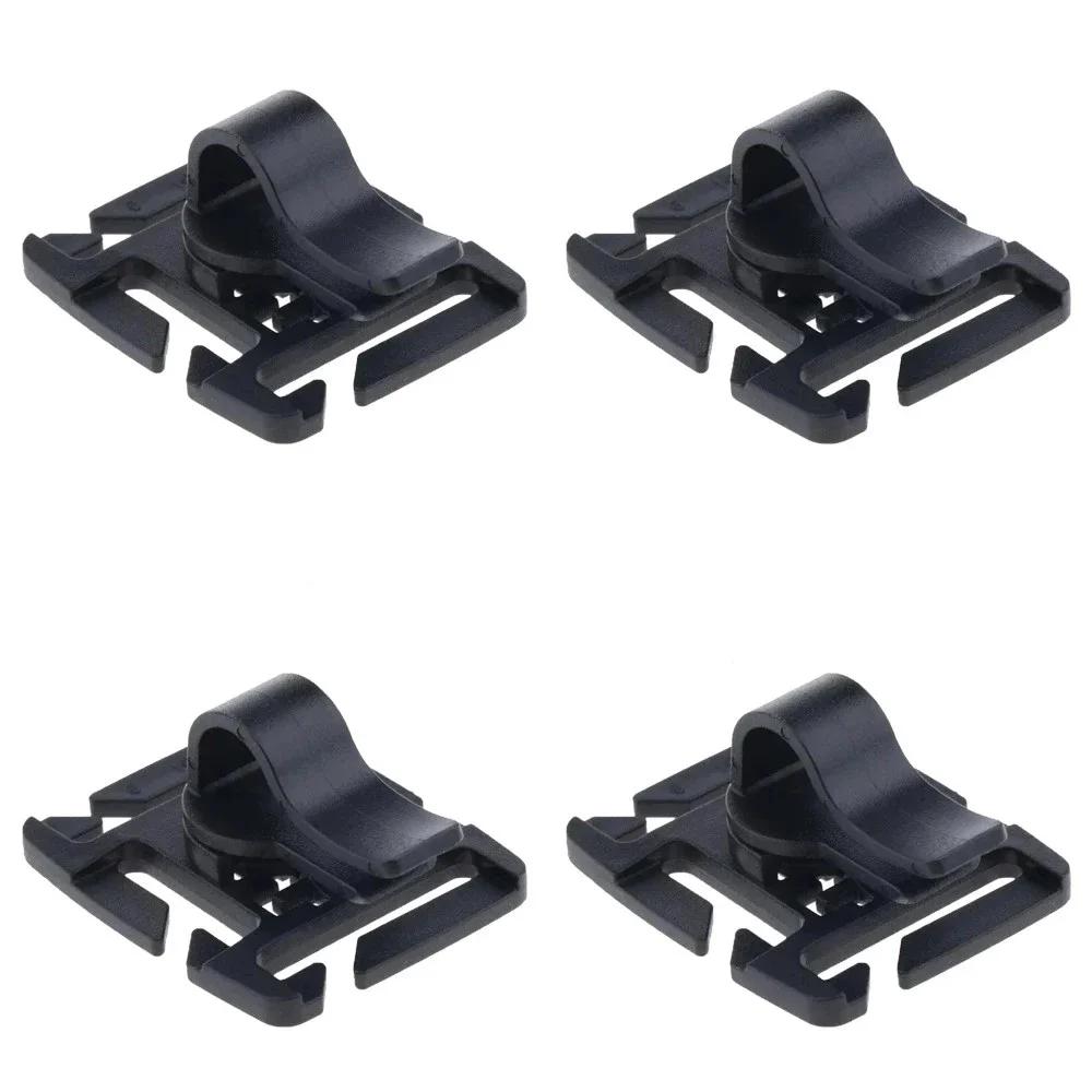 2/4pcs Rotatable Hydration Bladder Drinking Tube Trap Hose Webbing Clip Pack Tube Webbing Clip Holder Hydration Backpack