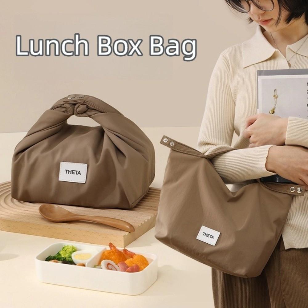 New Waterproof Lunch Bag Thermal Insulated Large Capacity Tote Cooler Leakproof Handbag Style Food Storage Pouch for Daily Use