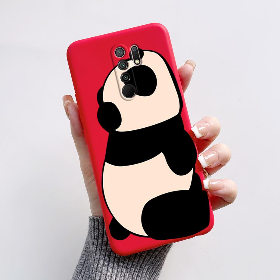 For Xiaomi Redmi 9 Case Redmi 9 Prime Cover M2004J19G M2004J19C redmi9 Cute Cartoon Bear Silicone TPU Soft Phone Case Back Cover
