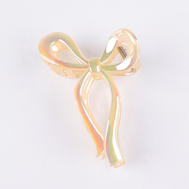 

Large Jelly Color Bow Shark Hair Clips, Solid Acrylic Bowknot Hairpins Headbands, Fashion Hair Accessories for Women & Girls помаранчевий