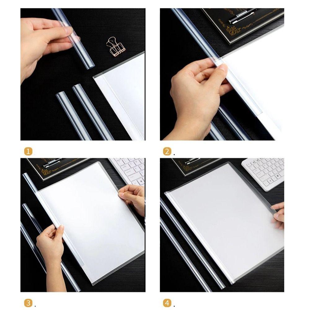 Business Supplies Document Rod Clamp Thickened Business Folder New A4 Draw Rod Folder
