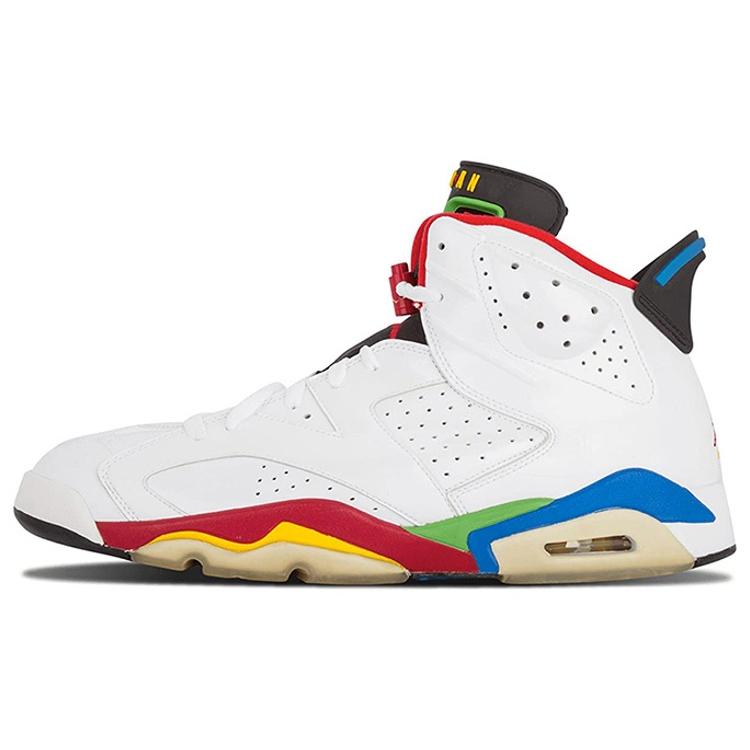 

Новые JORDAN 6 Retro Олимпийский флаг Пекин 325387-161 42.5