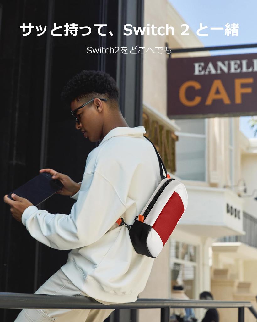 Tomtoc Nintendo Switch 2 Body Compatible with Switch 2 Tomtoc Switch Shoulder Pro Accessories Game Card EVA Protection Bag, Models, Bag, Controller,