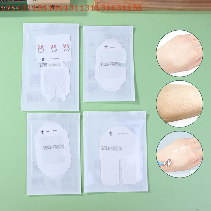 Waterproof Self-Adhesive Sterile Wound Dressing with PU Film for Indwelling Needle - 6 Types 1/5Pcs IV Cannula Fixed Dressing