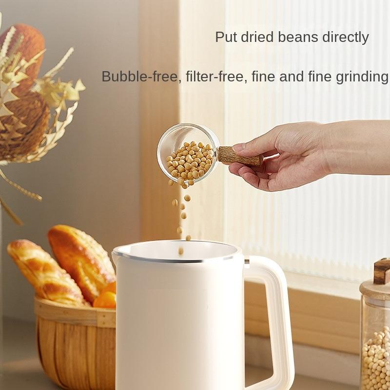 220 V 1000 ML Elektrische Sojabohnenmilchmaschine Tragbare automatische Lebensmittelmixer Wandbrechmaschine