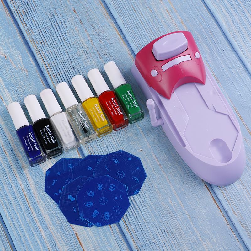 Buy Pro Nail Art DIY Printer Printing Pattern Stamp Manicure Colors