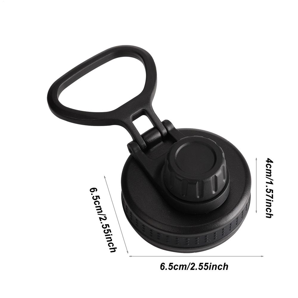 

Replacement Water Bottle Lid Leakproof Wide Mouth Bottle Lids Ring Handle Non Slip Cup Topper Bottle Accessories for Most Sports