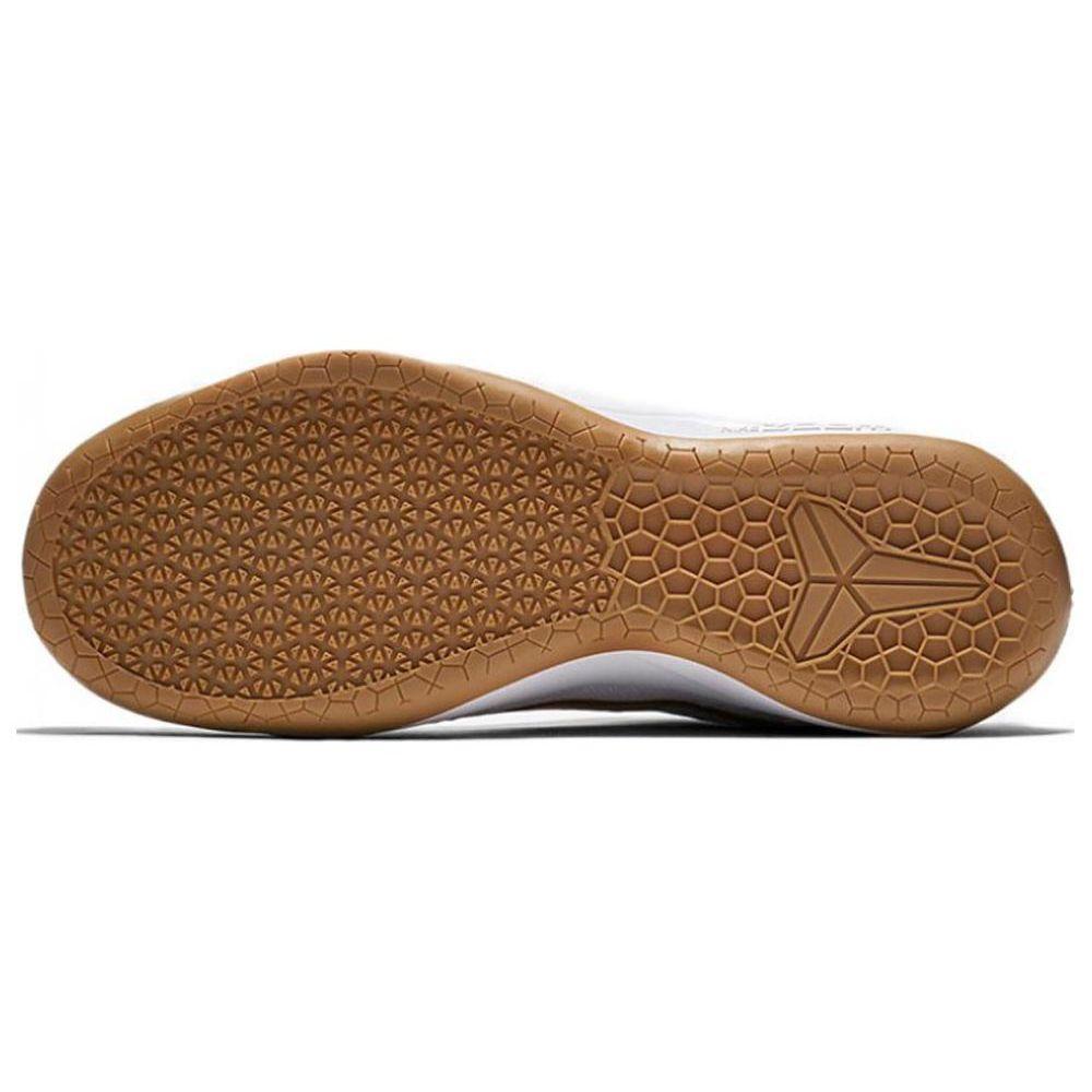 Nike Kobe AD Big Stage Gold Comfortable Non-Slip Lightweight Low-Top Basketball Shoes Men Sneaker White Platinum 852427-107