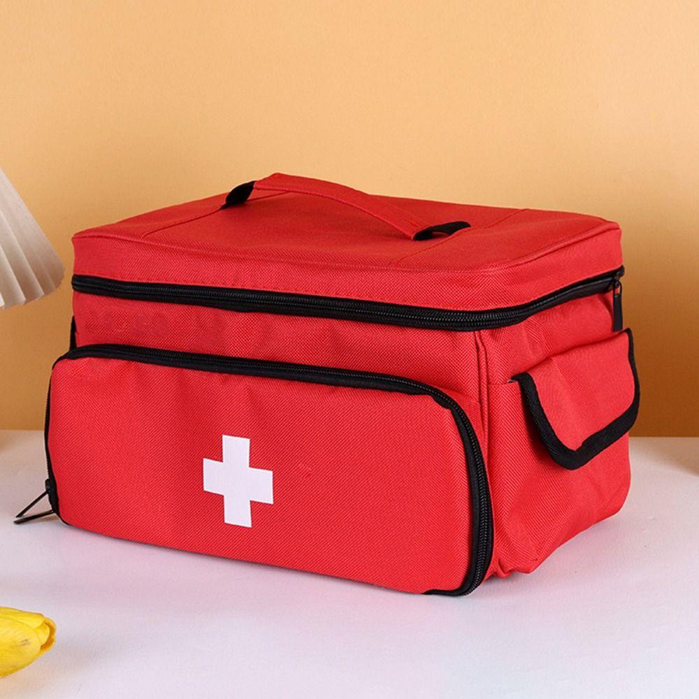 Lightweight Travel Medicine Bag Multi-Functional Easy Grip Medicine Storage Box Quick Access Large Capacity