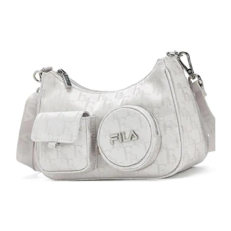 FILA Fashion Fabric Shoulder Bag Regular Women's Heron White (Unisex) Shoulder Bags F13W328165F WT
