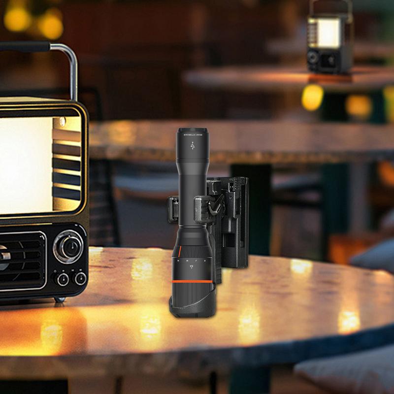 Flashlight Holster For Belt Rotatable Flashlight Carrier Gear Flashlight Belt Holder Sturdy Flashlight Pouch Holster Light Carry