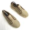 POLO RALPH LAUREN Slip-On Sneakers Beige Size 23.5cm Unisex Decorative Eyelets(USED)