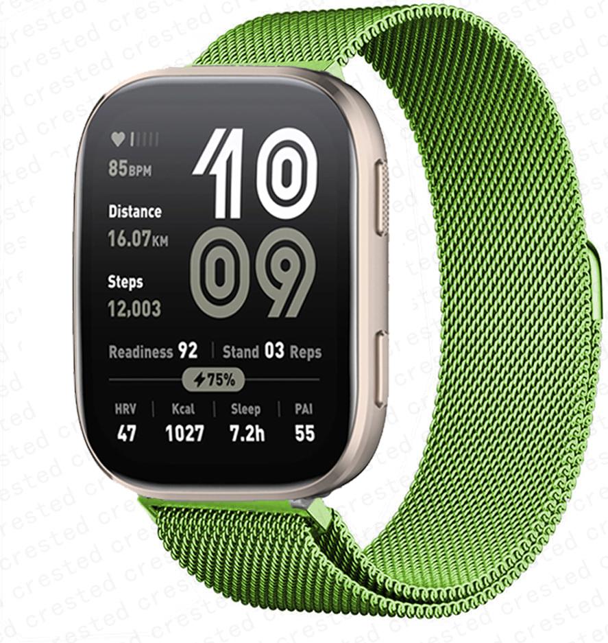20mm 22mm watch Strap for Amazfit bip 6/5/Balance/GTS/4/mini/2/2e/3/GTR/4/2/3 Pro milanese loop bracelet huawei gt 5 4 3 2 Band