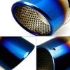 Mitsubishi Compatible Delica D5 New Delica Compatible Muffler Cutter Single Titanium Grill with Drain Outlet Exterior Stainless Steel "With Anti-Slip