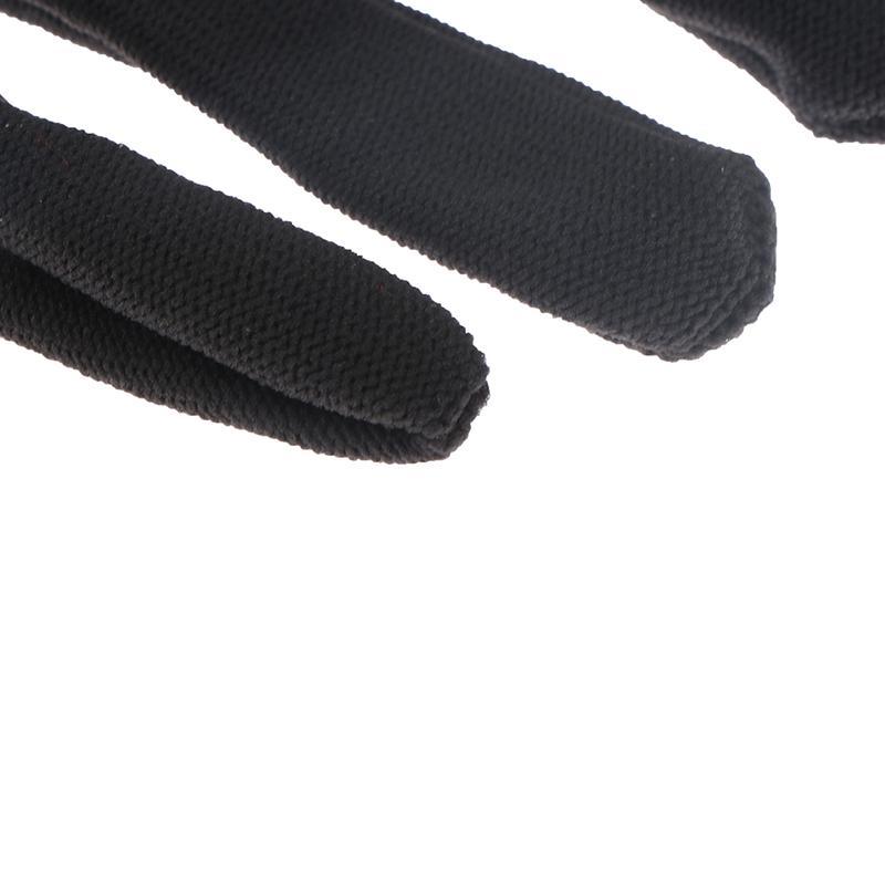 1წყვილი თმის ვარცხნილობის საწინააღმდეგო ცხელი ხელთათმანი ბრტყელი რკინის სითბოს მდგრადი თმის დახვევის ხელთათმანი