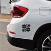 Blumen-Vinyl-Autoaufkleber, Schönes Blumen-Dekal, Universelle AußenDekoration für Motorrad Auto Fenster