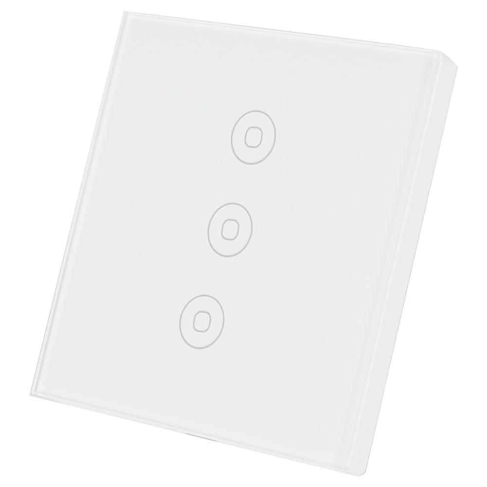 Intelligenter WiFi Wand-Touchschalter RF Sprachsteuerungs-Panel für Alexa Funktioniert mit Tuya 110-240V