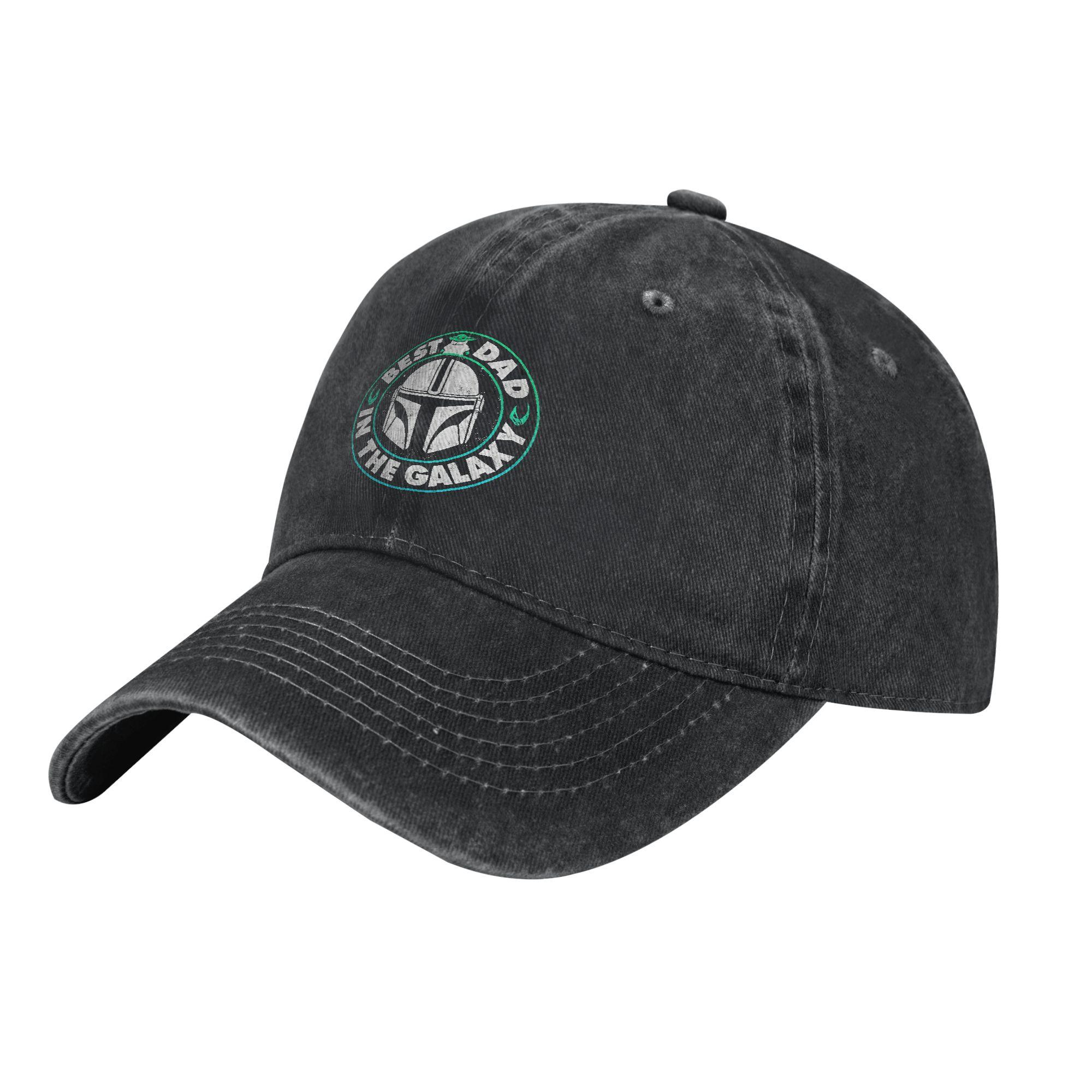 Retro MUnisexdalorians Baseball Caps Unisex Distressed Denim Snapback Hat THIS IS THE WAY All Seasons Travel Adjustable Fit Hat One Size