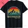 Vintage Waymaker Promise Keeper Miracle Worker Christian TShirt Casual Funny Shirt Customizable Printed Tshirt