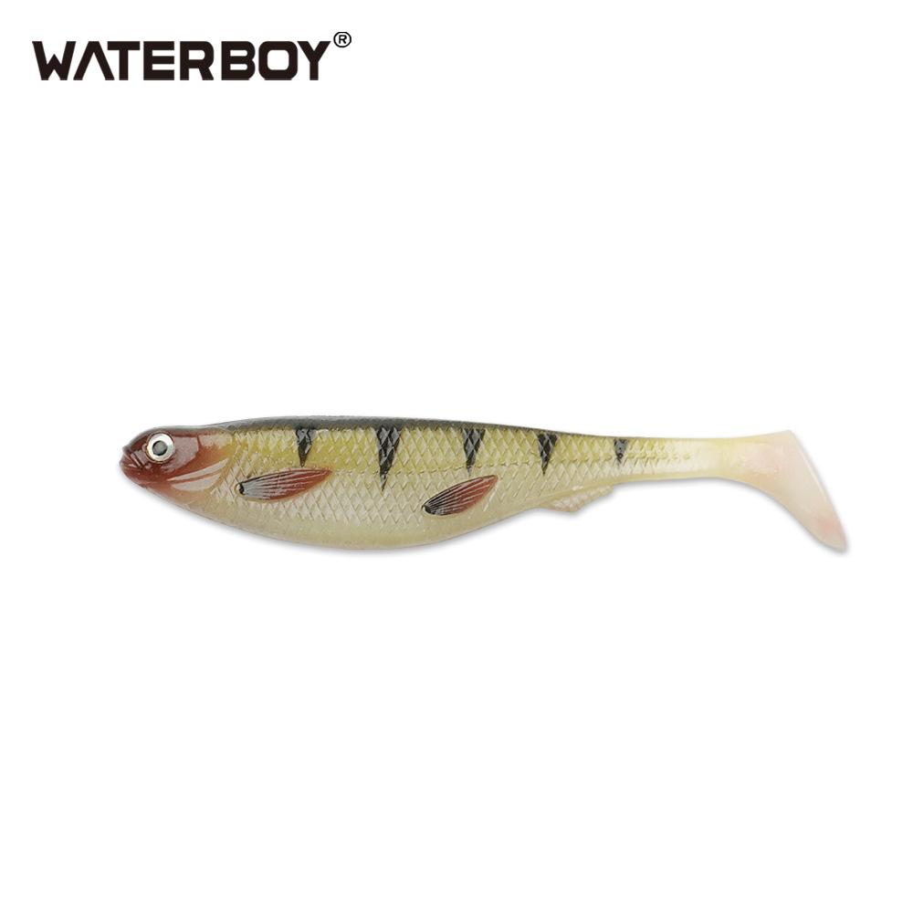 WATERBOY OEM Soft Bait Facotry 12.5cm 15cm 20cm Big Shads PVC Material T Tail Softbaits Fishing Soft Lure