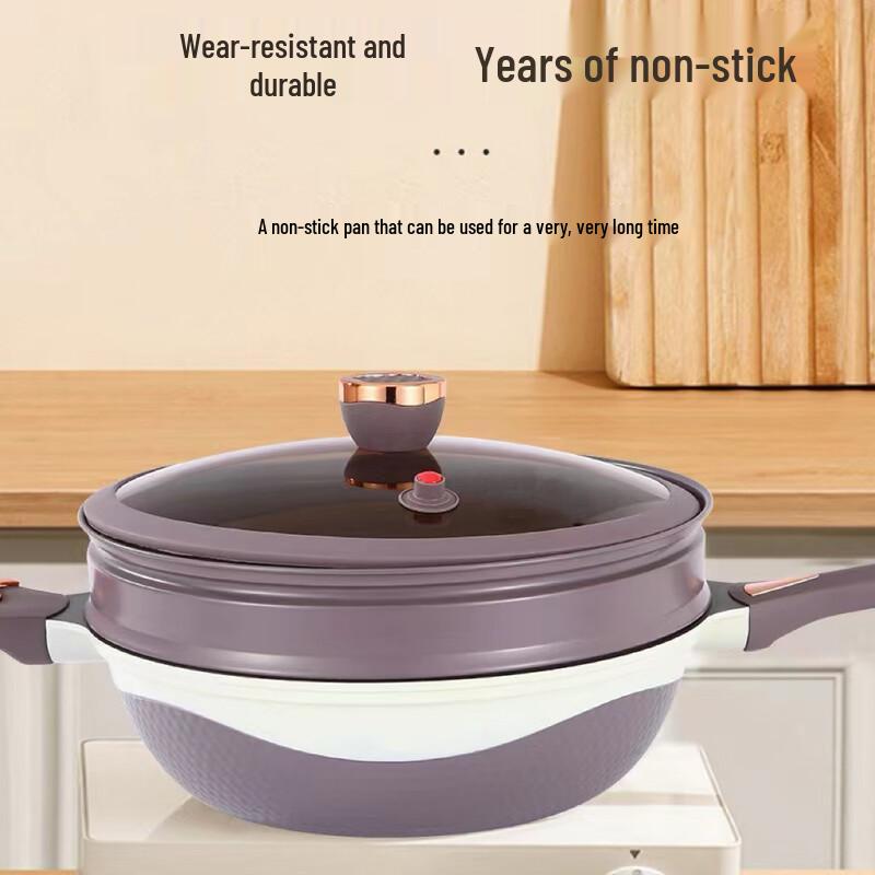 ZISIZ Dual-Color Titanium Non-Stick Pan