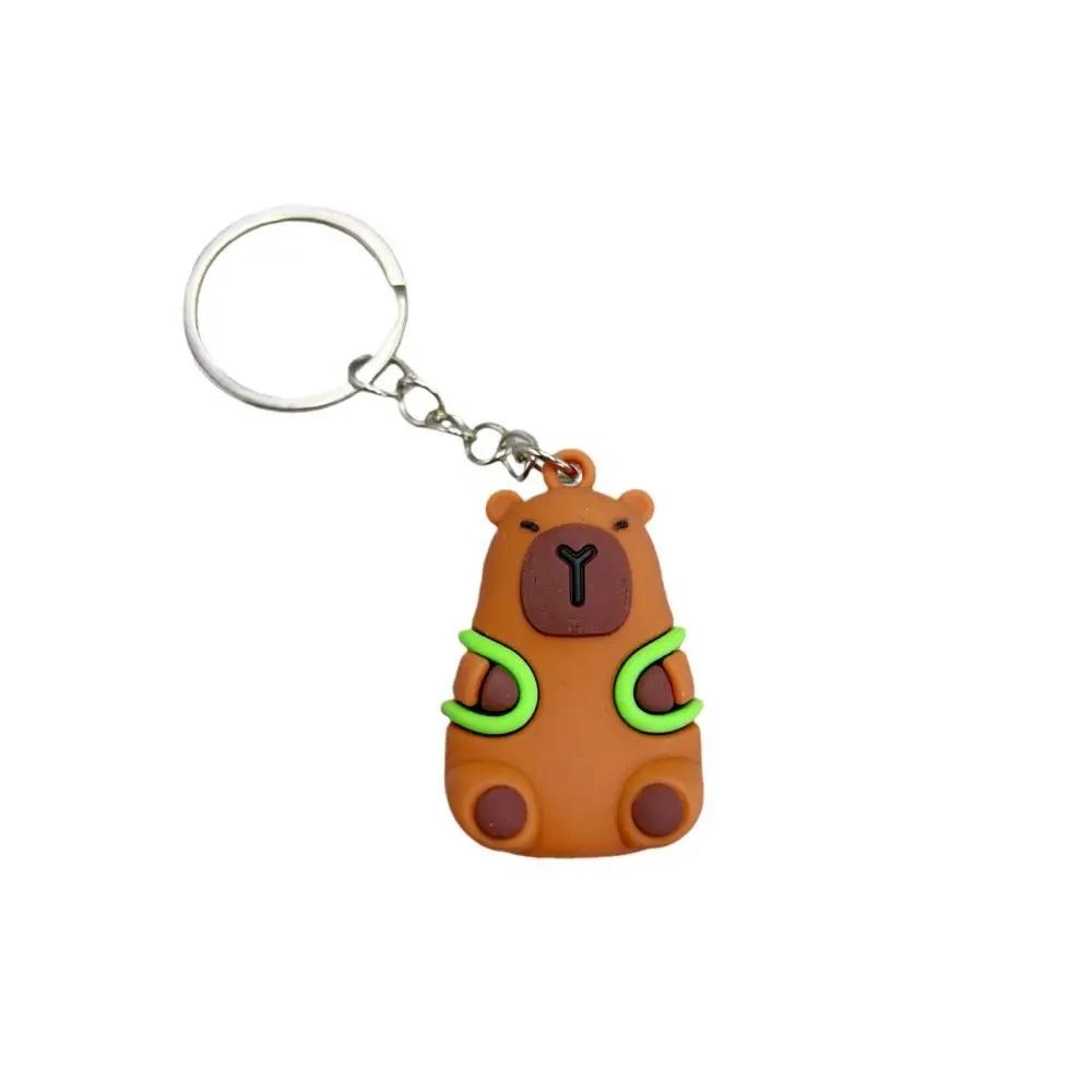 Portachiavi Capibara Creativi Carini Per Portachiavi Auto Anime Cartone Animato Capibala Ciondolo Donna Portachiavi Bambola Fascino Regali di Festa Gioielli
