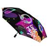 1 Pack Automatic Umbrella With Reliable Wind Resistance And Uv Blocking Layer For Outdoor Use In Graffiti Inspired Style