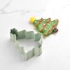 Snowflake Cookie Mold Set Stainless Steel Sandwiches Fruits Cutter Reindeer Shapes Biscuit Mold Kids Handmade Diy Baking Tools