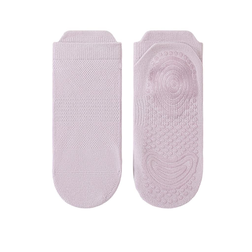 Women's Low Cut Non Slip Socks for Indoor Use Breathable Sweat Absorbent Yoga Socks with Grip Bottom for Exercise and Daily Wear