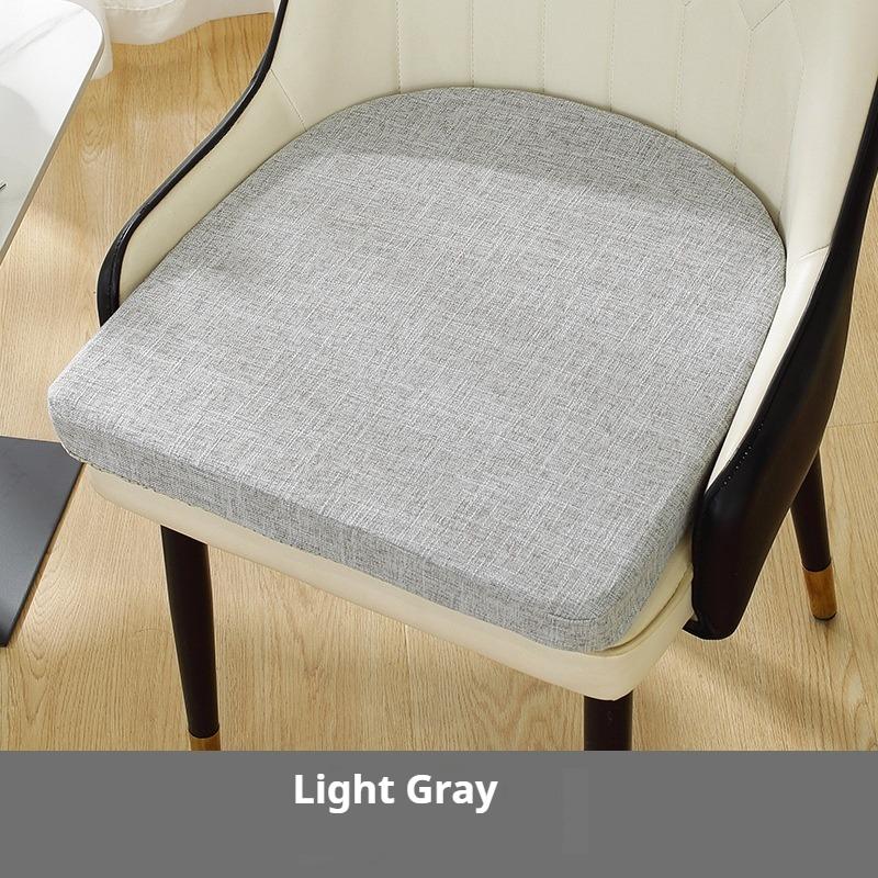 Seat Dining Chair Cushion Imitation Cotton and Linen Four Seasons Long Sitting Fart Cushion Restaurant Chair Cushion