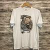 Vintage Nature Shirt Mens XL White Wolf Eagle Dream Catcher Graphic Tee 90s Unisex T-Shirt
