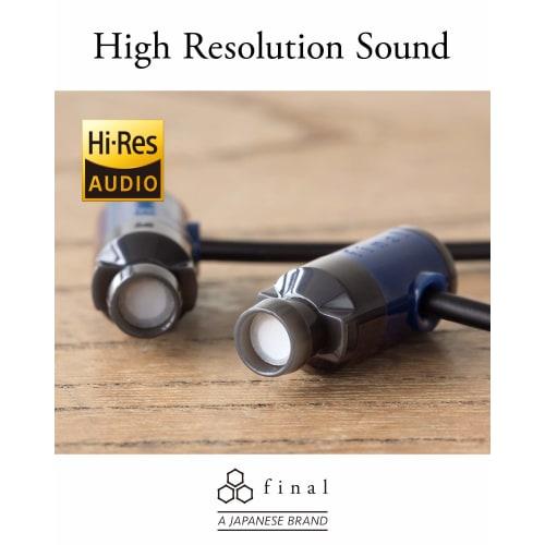 Final E1000 In-Ear Earphones (Black) FI-E1DPLBL