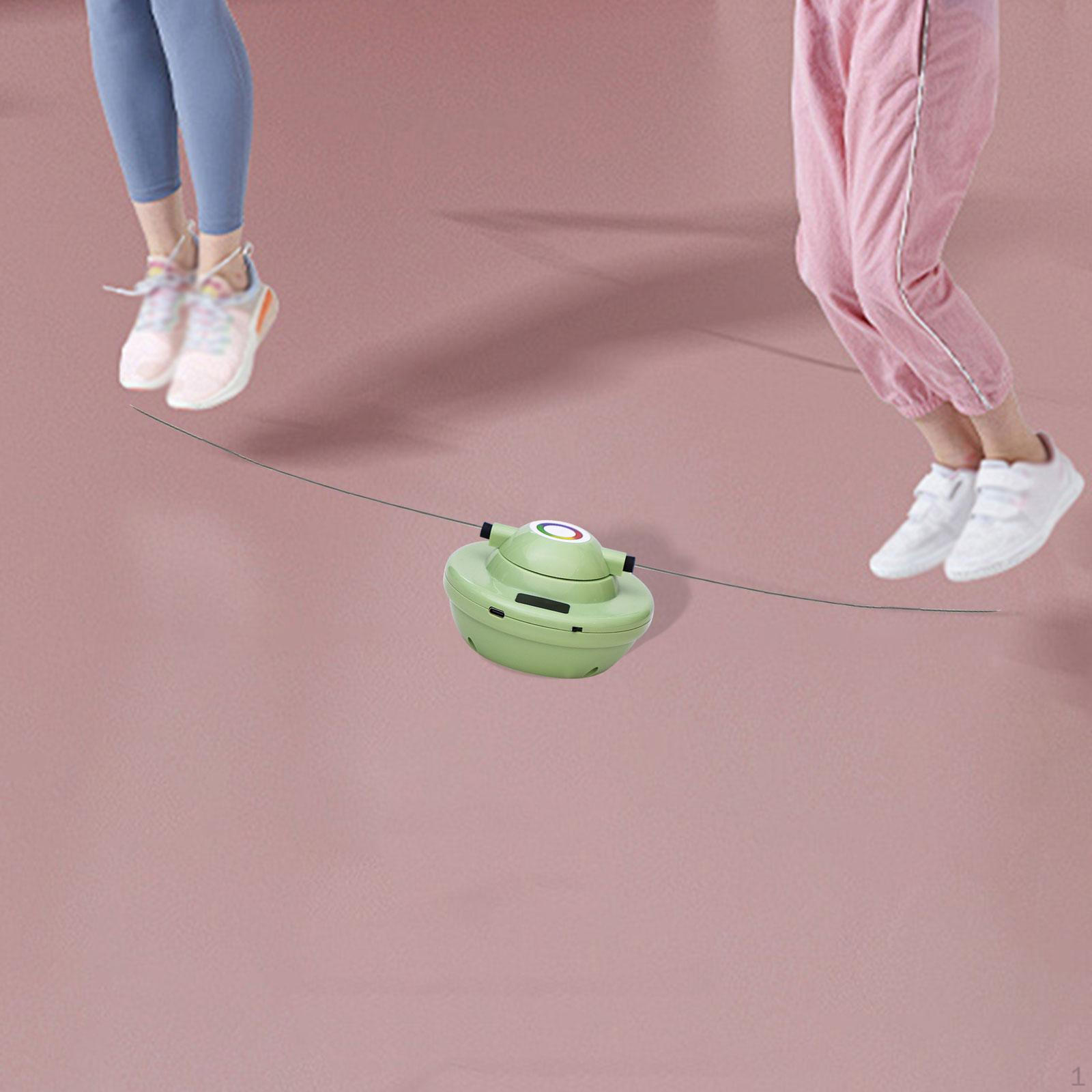 

Умная скакалка с регулируемой скоростью для тренировок, автоматическая фитнес-скакалка для 5 Gears Green