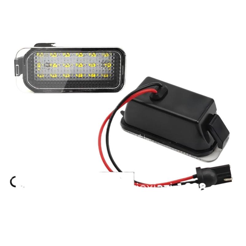 

License Plate Lamp Compatible with Ford Galaxy Focus Fiesta Kuga C MAX LED Car Accessories Auto Parts Lighting System two