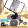 Kompakt Metalltelefonholder - 360 graders roterbar, sammenleggbar, bærbar, ideell for kontor og reise