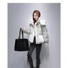 Short Winter Puffer Jacket Women Youth Fashion Quilted Coat Small Size High Quality Brand