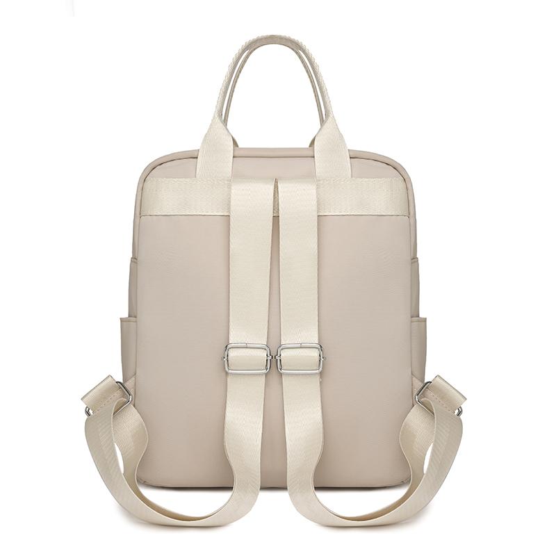 Einfarbiger Niet-Rucksack Damen Rucksack mit großer Kapazität