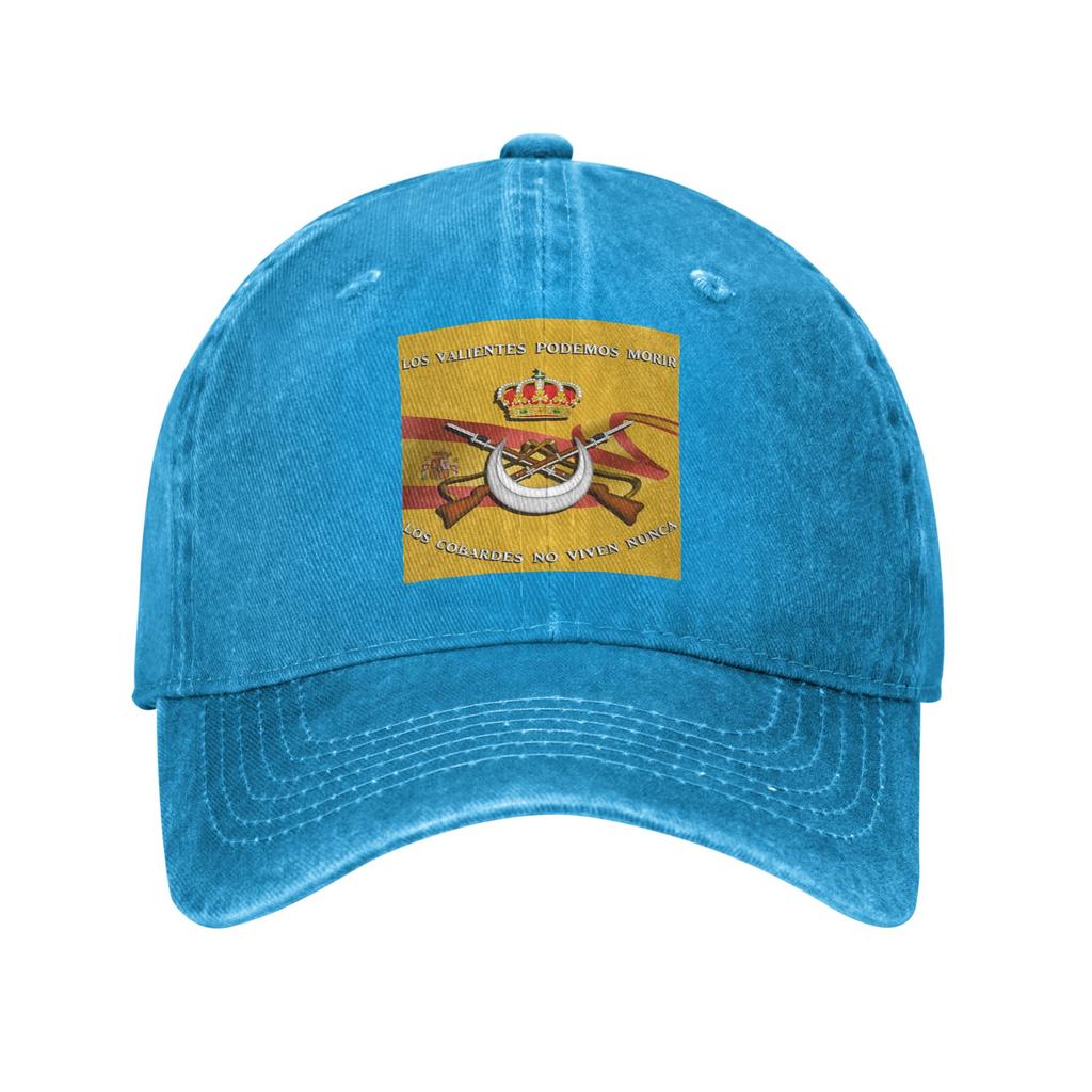 Spanish Legion Flag Spain Army Proud Denim Cap Casual Baseball Caps Adjustable Hat Summer Unisex Baseball Hats