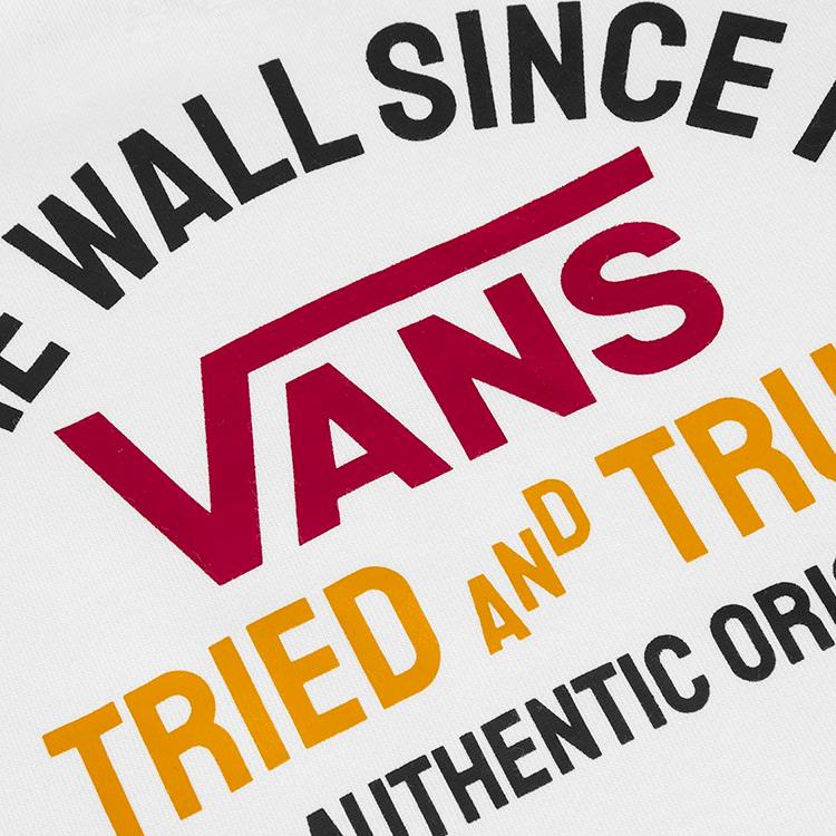 Vans Fleece Classic Logo Casual Sports Hoodie Men Hoodies White VN0A54I1WHT