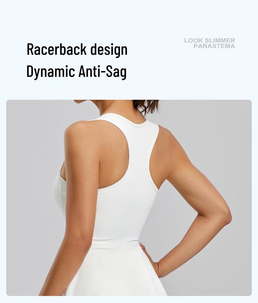 Juyi Tang Zippered Tennis & Running Skirt Dress