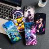 Phone Cover for Apple iPhone 13 12 Mini XS 11 Pro Max 7 8 Plus XR SE 2022 2020 SE3 Case P-Pikachus Mew P-Pokemons Mewtwo