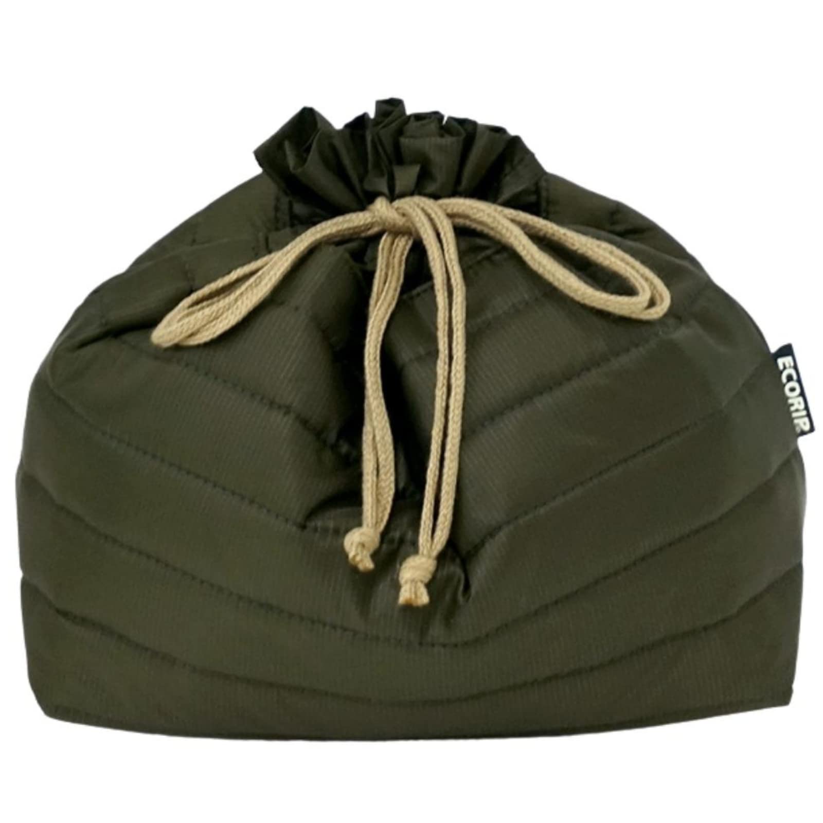 

padou Ecorip Сумка-кулер на шнурке L Сумка-кулер Водоотталкивающая Легкая Переработанное волокно Моющаяся Складная Сумка для ланча Сумка для бенто Холодная и теплая Сделано в