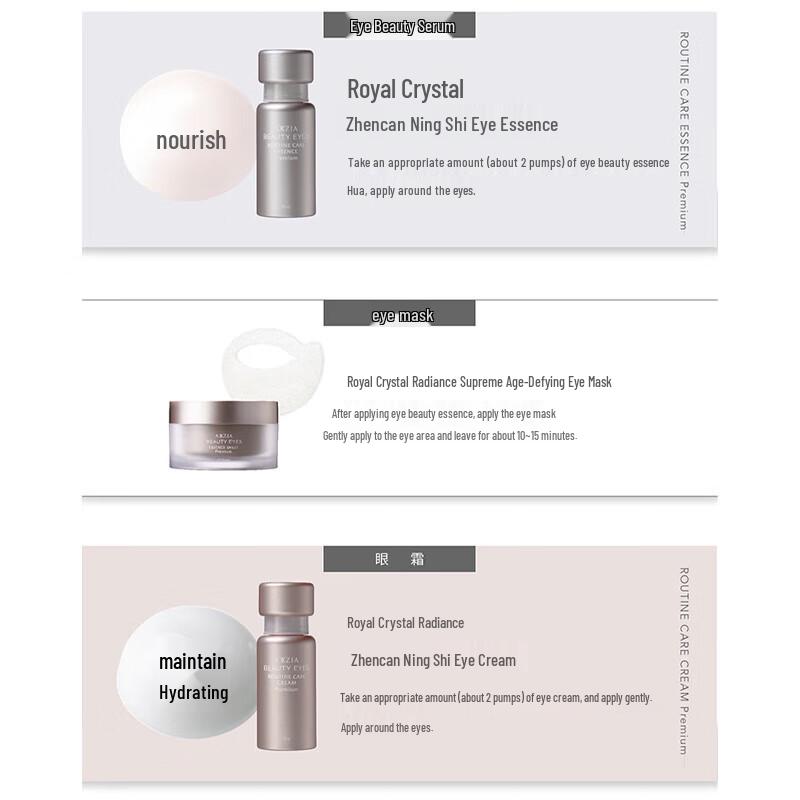 Rozjasňující a zpevňující oční řada AXXZIA