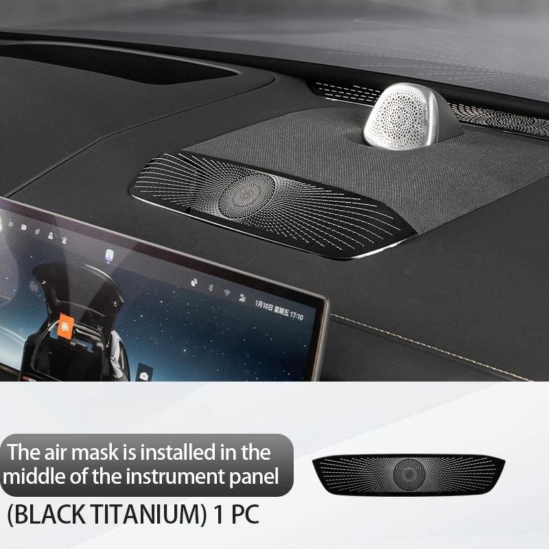 For ZEEKR 7X Air Conditioner Outlet Metal Protective Cover & Instrument Vent Trim Car Interior Modification Accessories