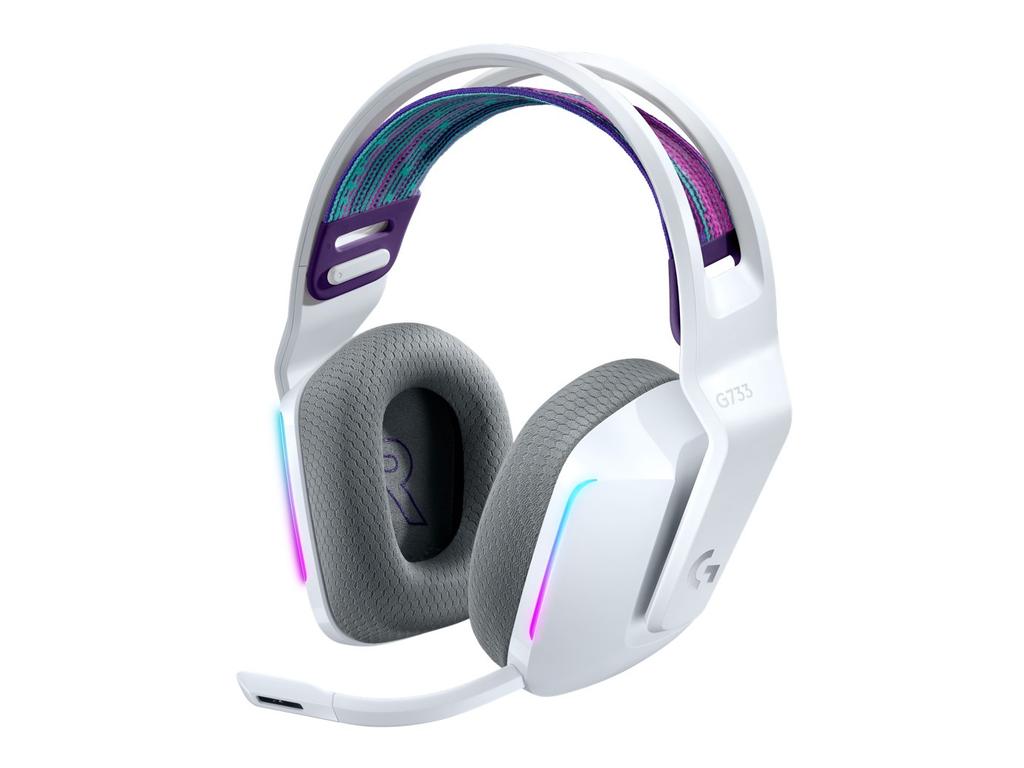 Casque Logitech g733 lightspeed blanc