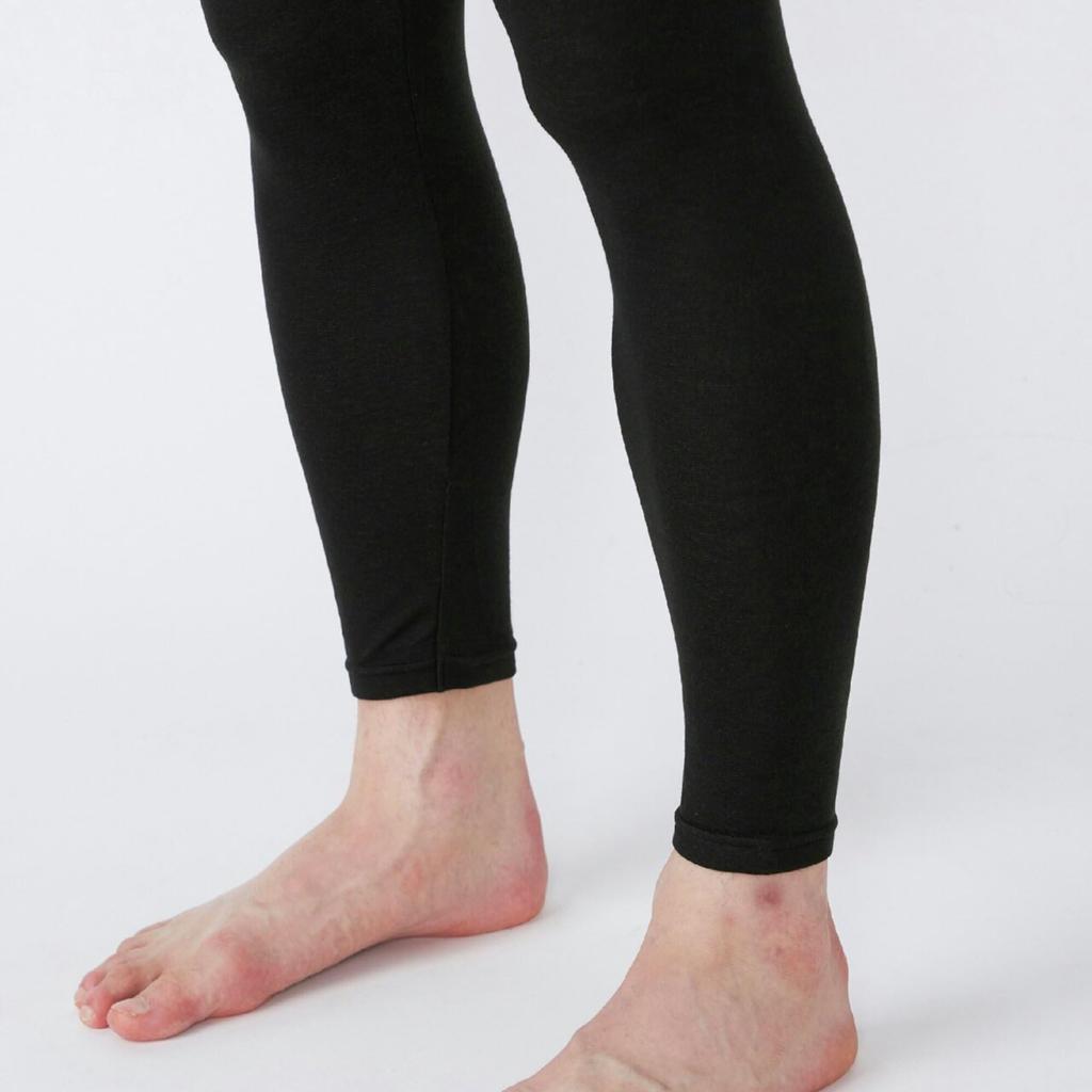 Mizuno Premier Hot Innerwear Breath Thermo Medium Thick for Daily Use Long Tights Material C2JBC621 Black M (Front Opening) Heat-Generating Men's