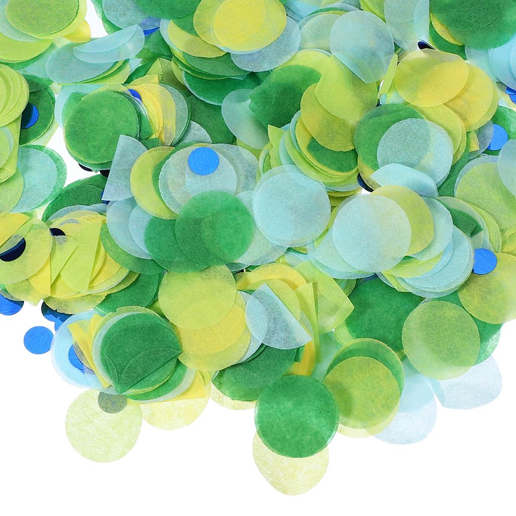 Ronde Tissuepapier Confetti 1 Inch Tafel Confetti Cirkel Stippen voor Bruiloft Verjaardag Feest Ballon Decoraties(1,76 oz)