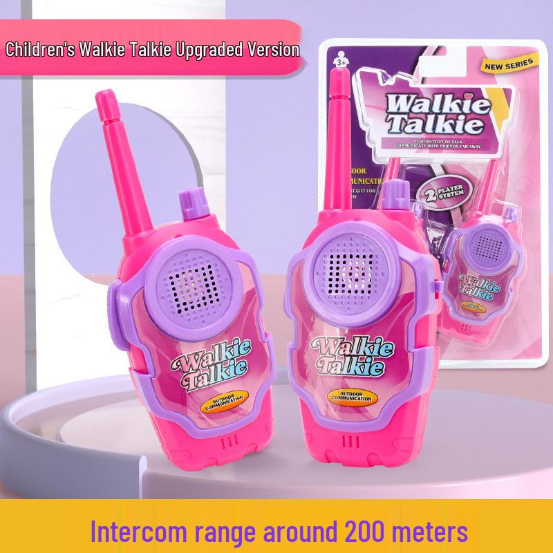 Kinder Walkie Talkie Set: 2-teiliges Eltern-Kind-Interaktives Drahtloses Anrufspielzeug, Smarte Outdoor-Kommunikation.